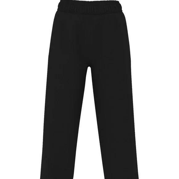 PINK Victoria's Secret Campus Relaxed Black Joggers with Logo - Picture 3 of 16